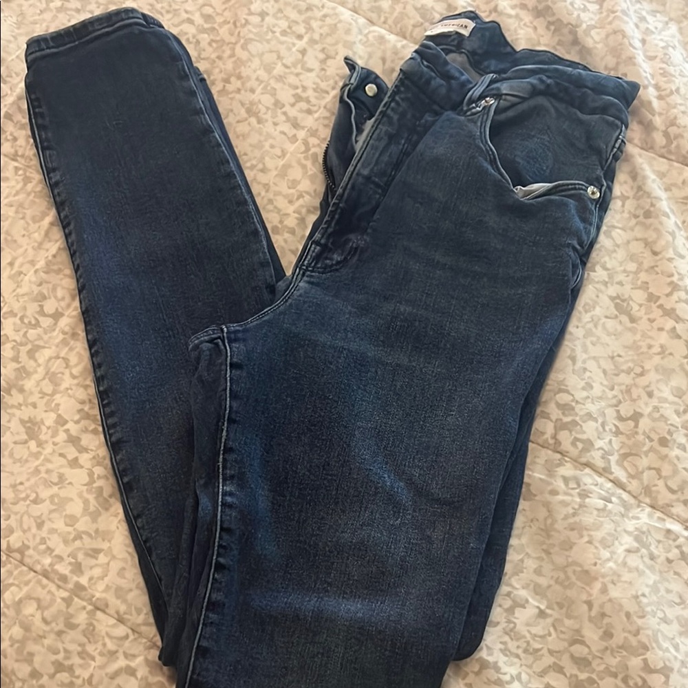 Good American Blue Skinny Jeans with Stretchy Fit